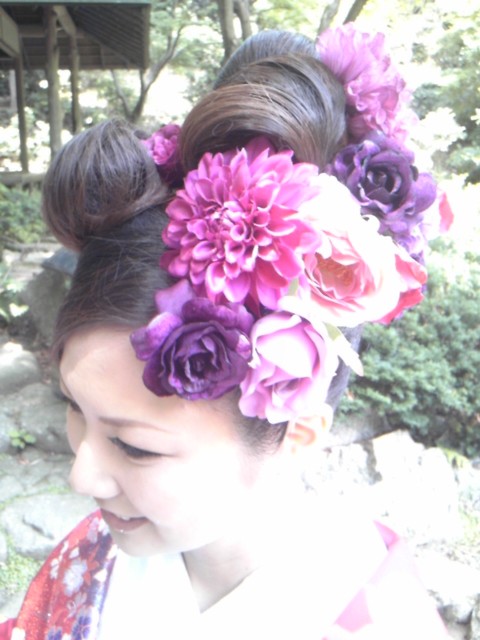 和装の花嫁ヘアー