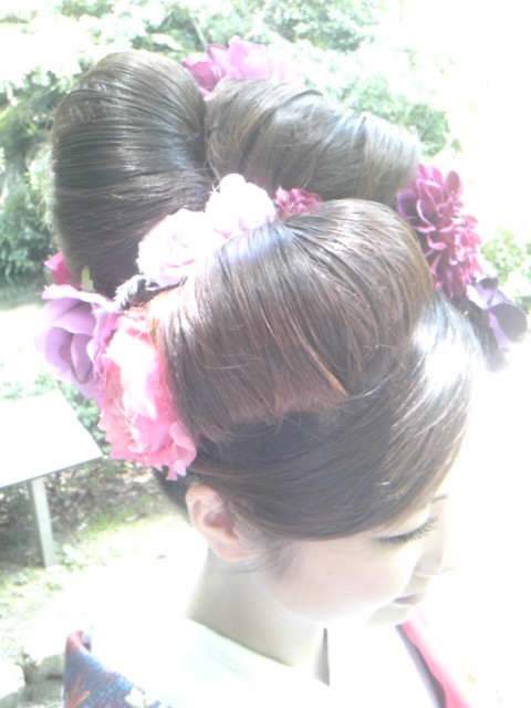 和装の花嫁ヘアー