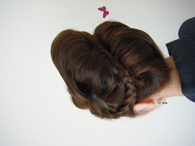 祭りヘアーセット②