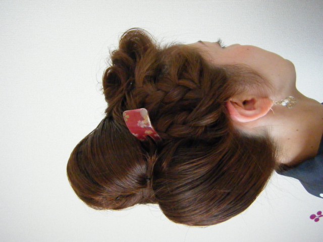 祭りヘアーセット②