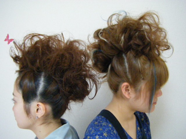 祭りヘアーセット②