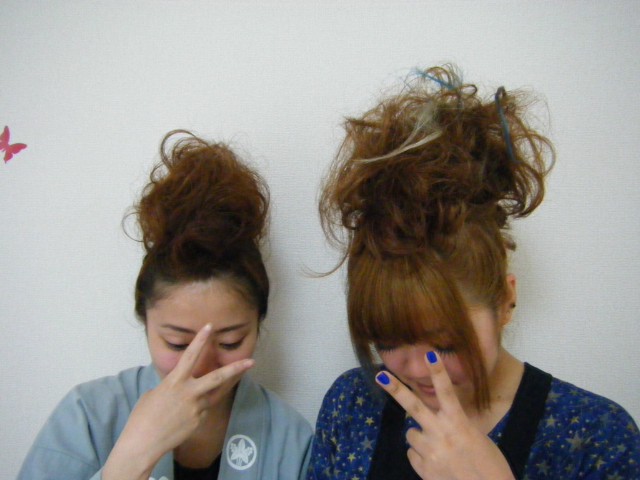 祭りヘアーセット②