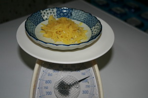 たくあん入りおこのみやき　③