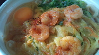 小海老のかき揚げうどん♪