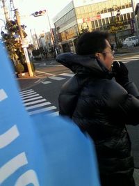 極寒の辻立ち演説 2011/01/18 10:28:38