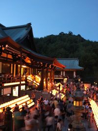 万灯祭ご報告①　万灯籠の本堂 2011/07/11 23:19:51