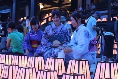 万灯祭ご報告①　万灯籠の本堂