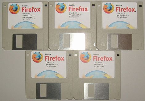 フロッピーディスク版｢Firefox2｣インストーラー