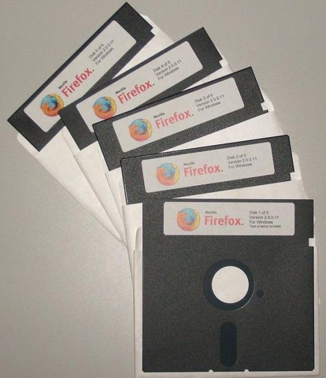 フロッピーディスク版｢Firefox2｣インストーラー