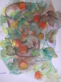 描いている時　楽しいです。 2009/10/24 11:43:48