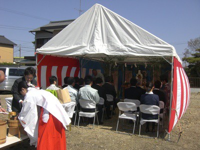 蕎里　地鎮祭
