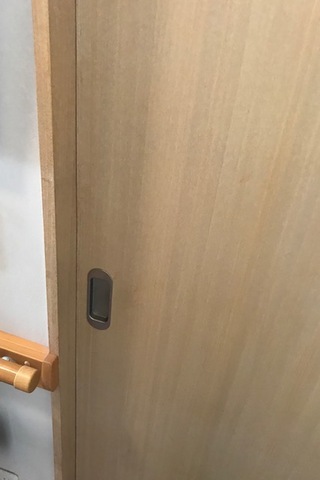 室内引き戸ドア 鍵取り付け L 浜松市の鍵屋のブログ アイロックスタイル