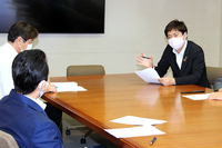 市長へ要望書提出。