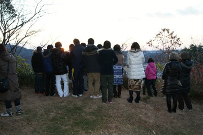 城山公園の初日の出