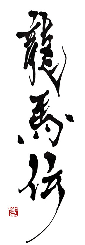 「龍馬伝」の文字～紫舟さん～