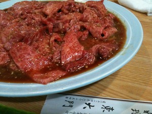 イナガキ家的焼き肉の食べ方