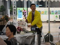 フラワーアレンジ教室　in　花と緑の祭2009