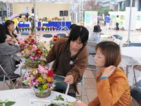 フラワーアレンジ教室　in　花と緑の祭2009