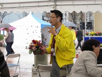 フラワーアレンジ教室　in　花と緑の祭2009