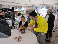 フラワーアレンジ教室　in　花と緑の祭2009