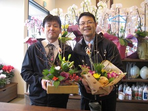 神戸屋柴田君アレンジお買い上げ！