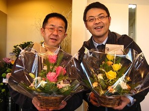 ブロガーかくじゅう米屋鈴木社長ご来店！