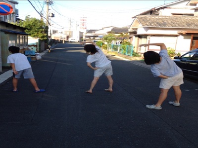 ラジオ体操継続中！