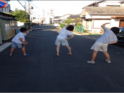 ラジオ体操継続中！