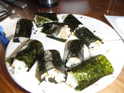 納豆巻き。