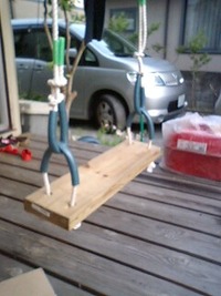 自作ブランコ 2011/07/14 18:24:07