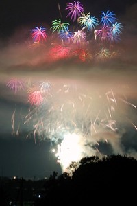 袋井の花火写真 2012/08/18 11:43:54