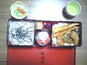 一粒で二度おいしい蕎麦の出前