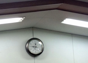 基幹センターの時計