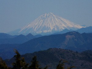 立須峰からの富士
