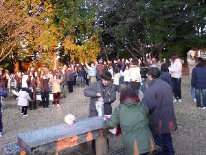 城山公園の初日の出