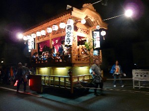 渭伊神社のお祭り屋台
