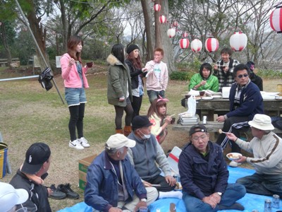 睦会花見２