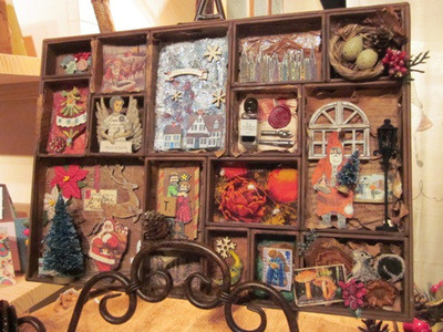 Xmasクラフトコラージュ展*