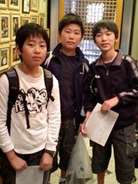 小学生が研修に 2007/11/15 13:18:01