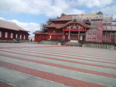 まずは　王道観光「首里城」でありまする（笑