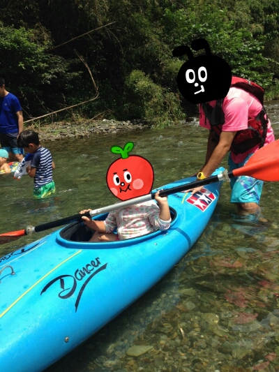 川遊び初体験！