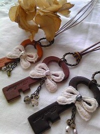 革カギネックレス 2011/07/13 14:54:59
