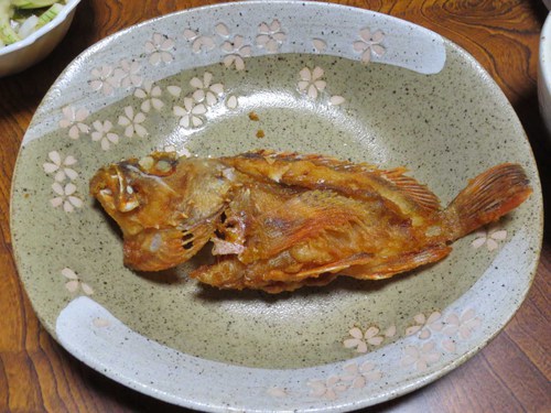 カサゴのから揚げ