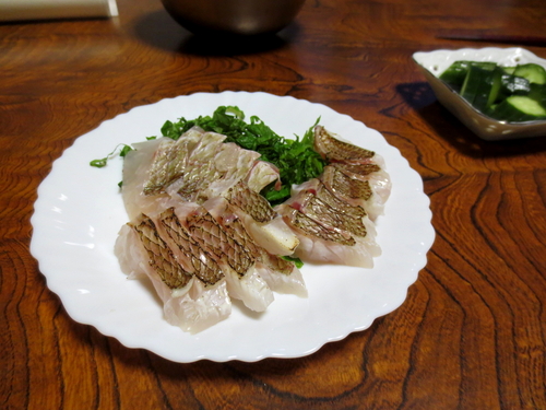 定番の鯛料理