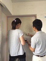 DIYロハスウォール塗り