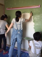DIYロハスウォール塗り