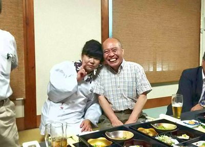 ★鯉昇師匠と共に（女将FBから）