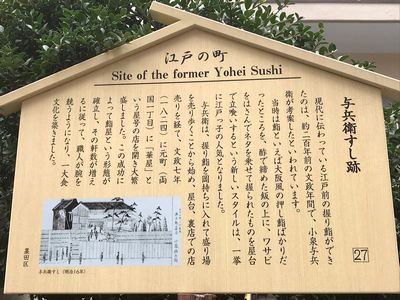 寿司の歴史NO7…江戸前にぎりずしの誕生