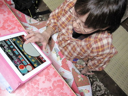 母とiPad