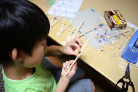 夏休みの工作